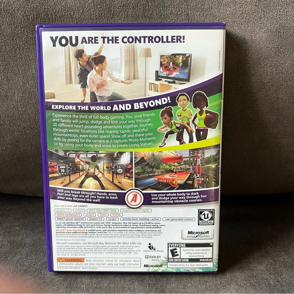 Kinect Adventures for‎ Xbox 360 - Thrilling Family Game